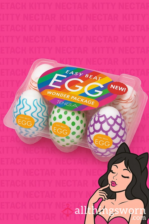 Kitty’s Nectar-Soaked Tenga Egg 💦😼