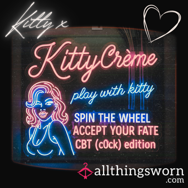 🎡 Kitty’s CBT Wheel Spin – C*ck Edition 🎡