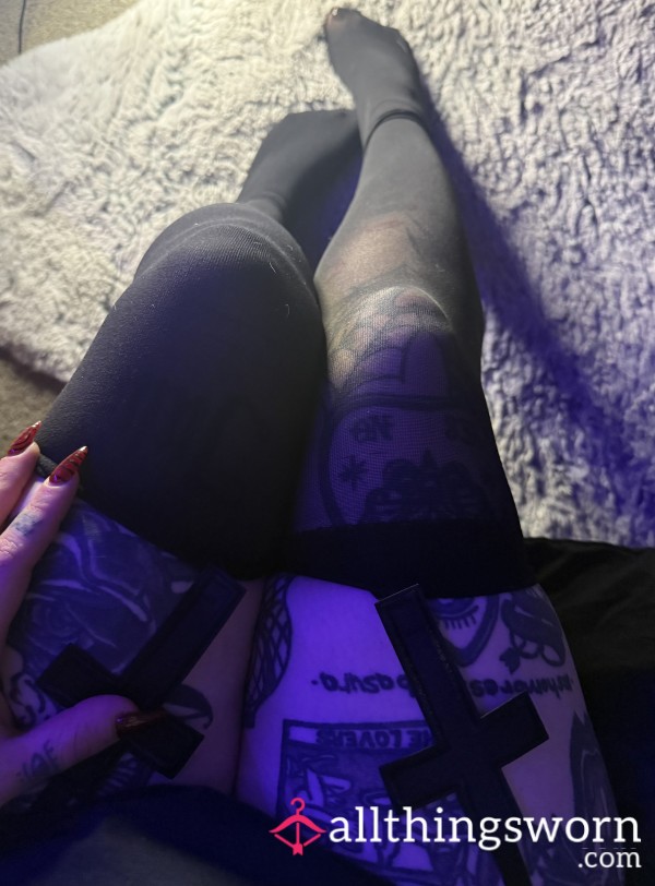 Knee High Cross Stockings