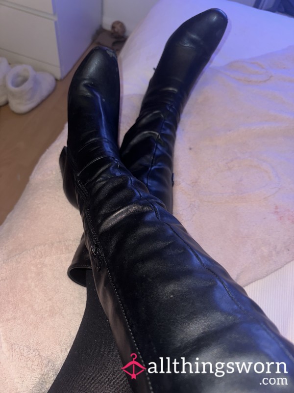 Knee High Leather Boots Filthy