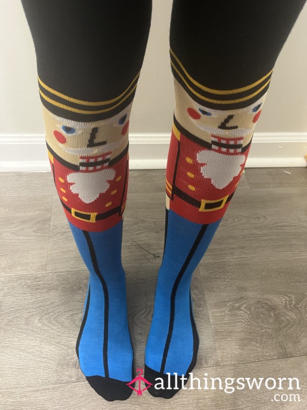 Knee High Nutcracker Socks 🧦