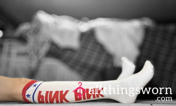 Knee High Patriotic VS PINK Socks