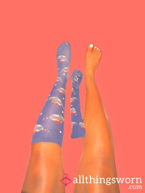 Knee High Patterned Socks