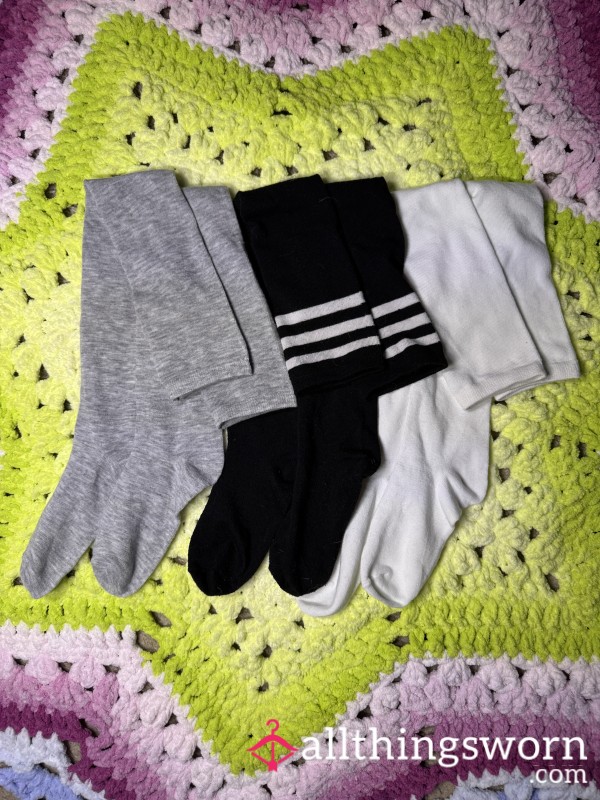 Knee High School Girl Socks