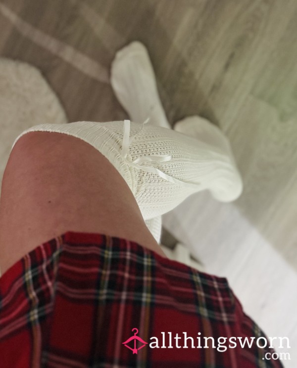 Knee High Woollen School Socks
