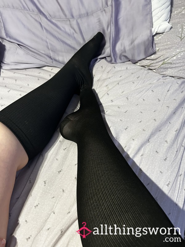 Knee Length Socks Worn For 15hours Very Smelly