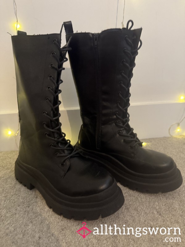 Kneel For My Boots – BDSM-Worn, Barefoot & Brutal