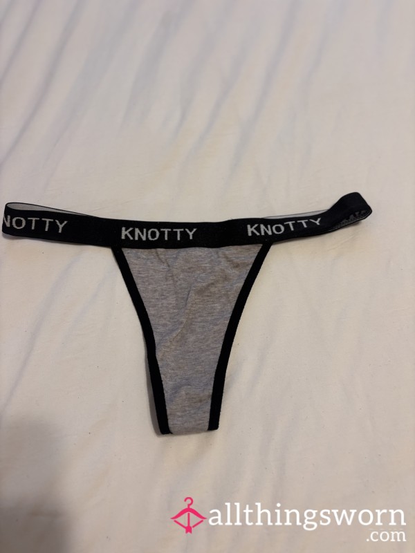 KNOTTY Cotton Thong