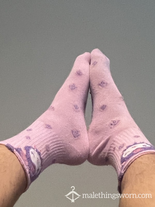 Kuromi Pink Purple Socks