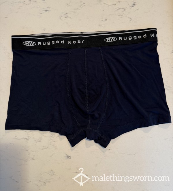 L Rugged Wear Dark Blue Boxer Briefs