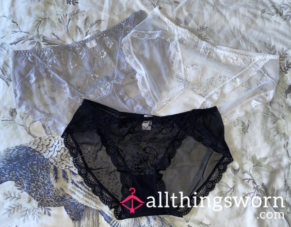 Lace And Mesh Panties