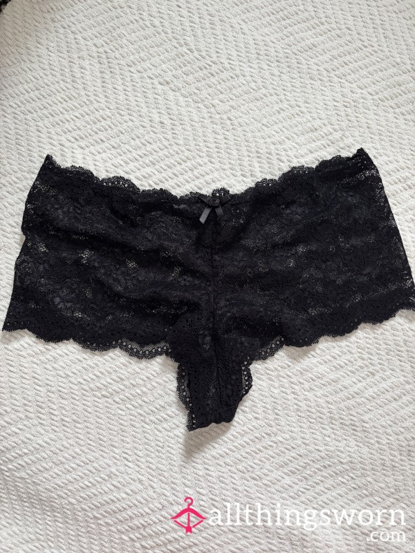 Lace Black Briefs