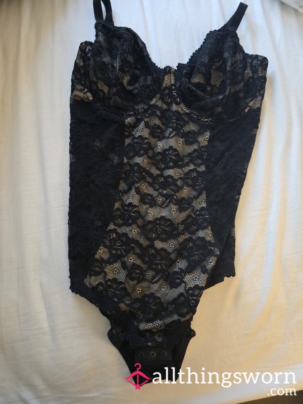 Lace Body Suit, Used And Well Worn.....