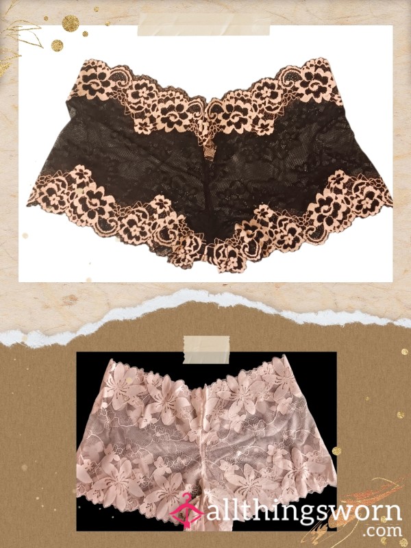 Lace Boy Short Panties