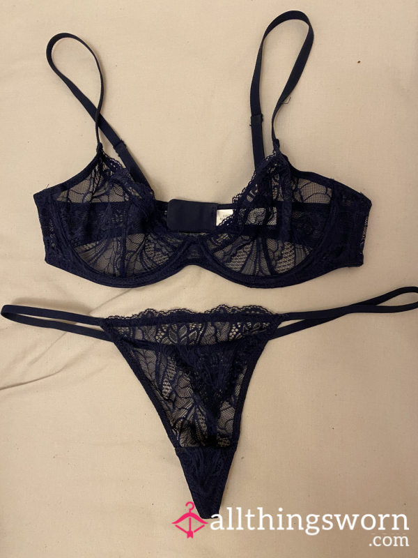 Lace Bra And Panty Set
