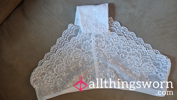 White Lace Cheeky Panty