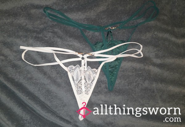 Lace Double Strap G String