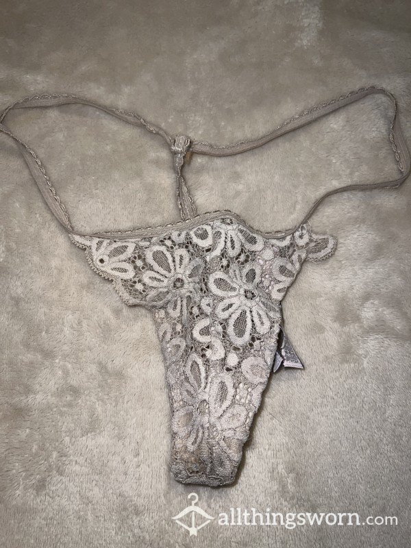 Lace Nude Gstring Thong