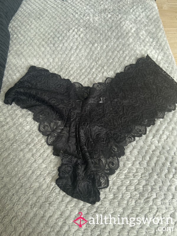 Lace Panties Black