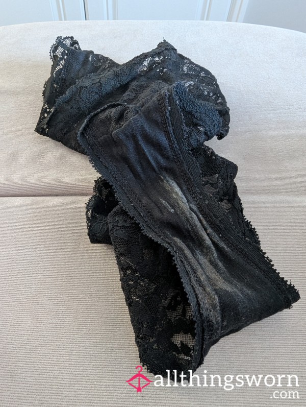 Nurse / MILF Lace Panties Full Of Discharge