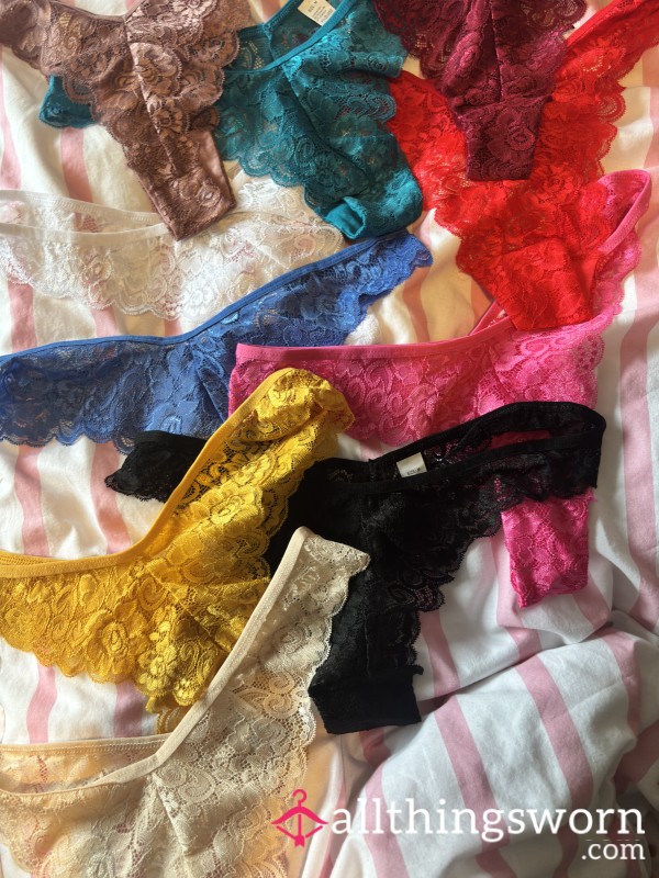 Custom Lace Panties Ready To Be Worn