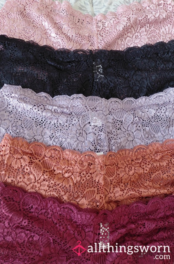 Lace Panties, Ready To Be Worn.