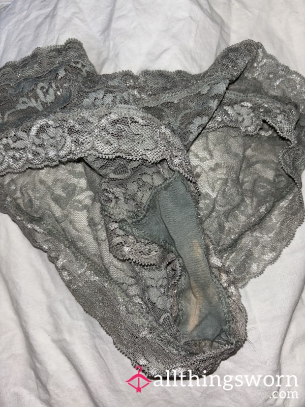 Lace Panties Stained