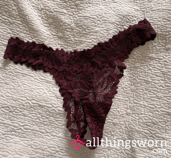 Lace Panties Worn Under My Tight Pencil Skirt All Day