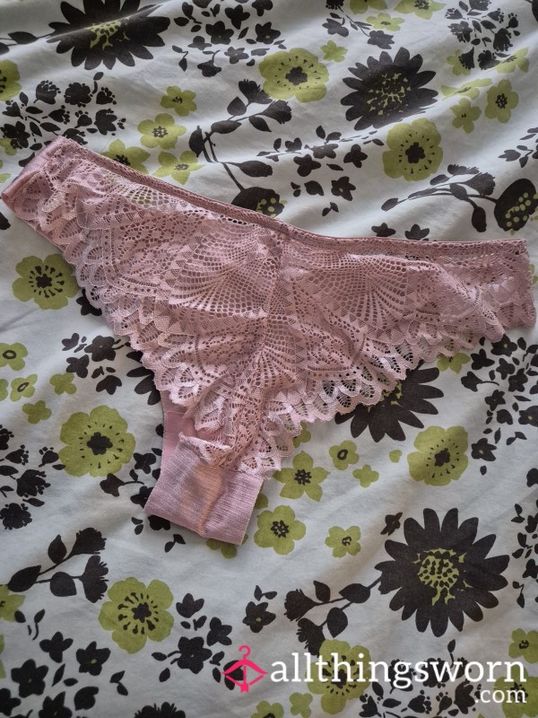 Lace Pink Thong 💕