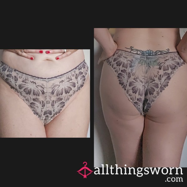 Lace S**y & Cla**y Pu**y Scented Panties