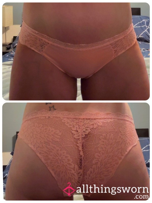 Lace That’s Seen My Dirtiest Days – Peach Edition
