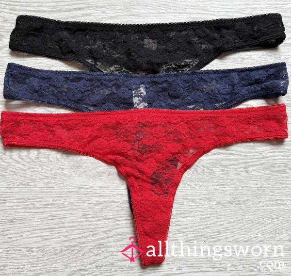 24 Hr Wear Lace Thong 💋