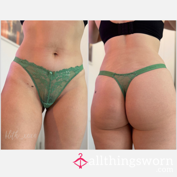 Lace Thong BouxAve 💚 24hr Wear | Pretty Everyday Wear
