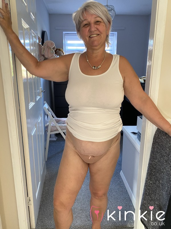 Lace Thong - Nude