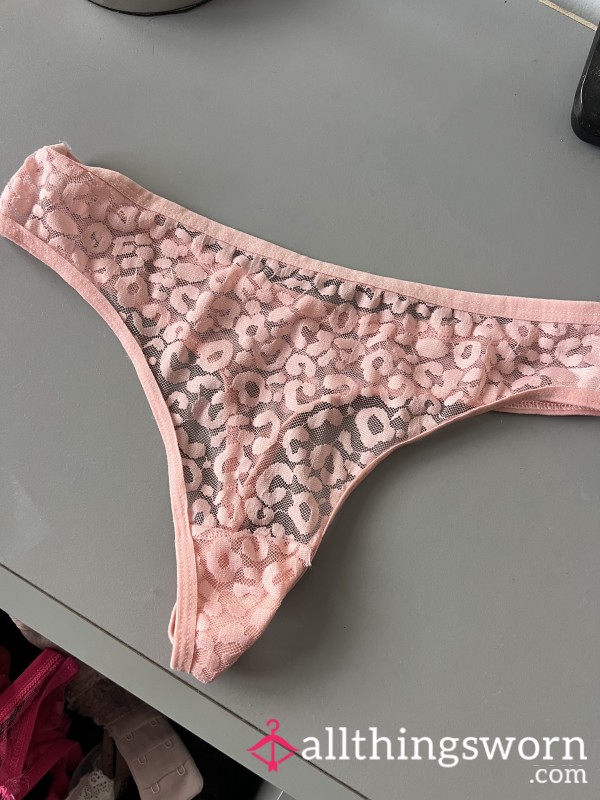 Lace Thong Size S