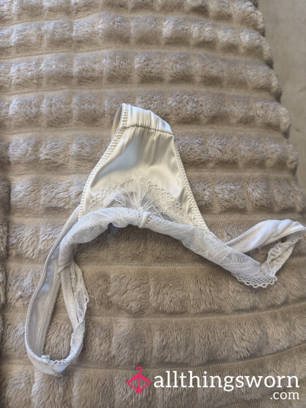 Lace Thong Worn 13hr+
