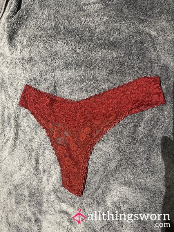 Lace Thong Worn All Day And During Workout