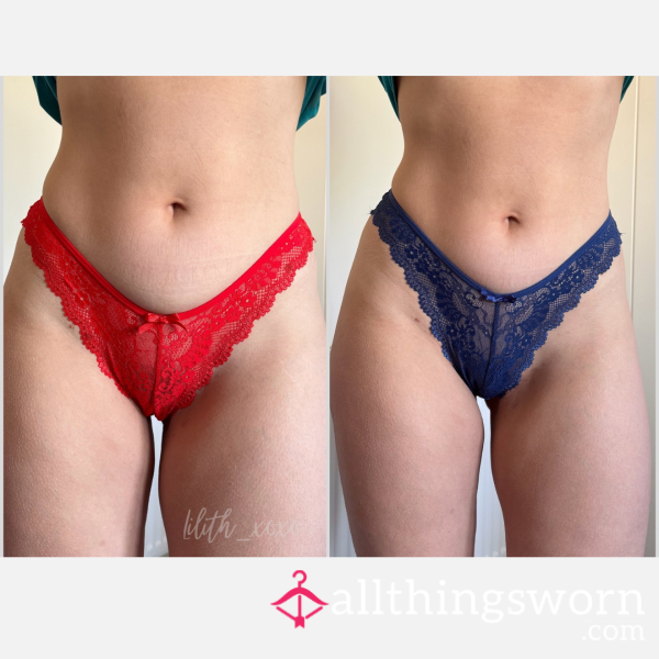 Lace Thongs | 24 Hour Wear