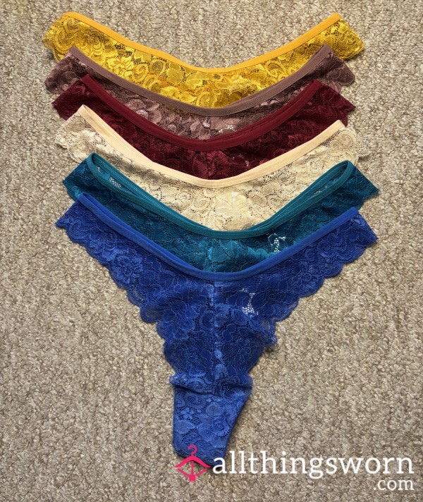 Lace Thongs With Elastic Band ✨✨