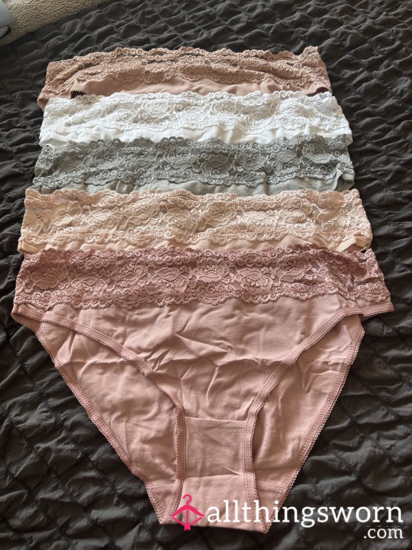 Lace Top High Leg Panties
