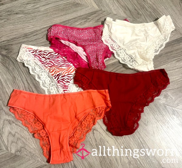 Lace Trim Panties Cotton Lycra