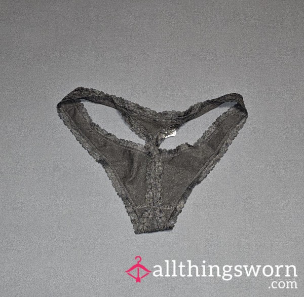Lace Trim Thong ~ Pu**y RATING & PLAY INCLUDED 😈 Send Me Your Content & Find Out Just How 💦 You Make Me ~ Text/Voice Recording/Pic/Vid (whatever You're Comfortable With)