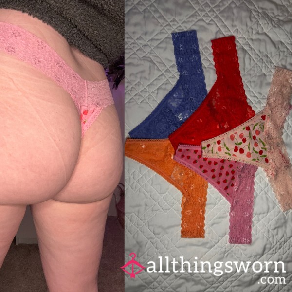 Lace Trim Thong