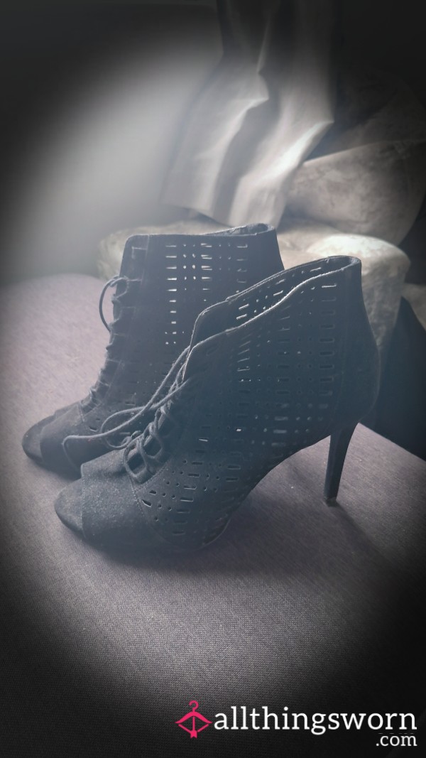 Lace Up Heels, Well Worn