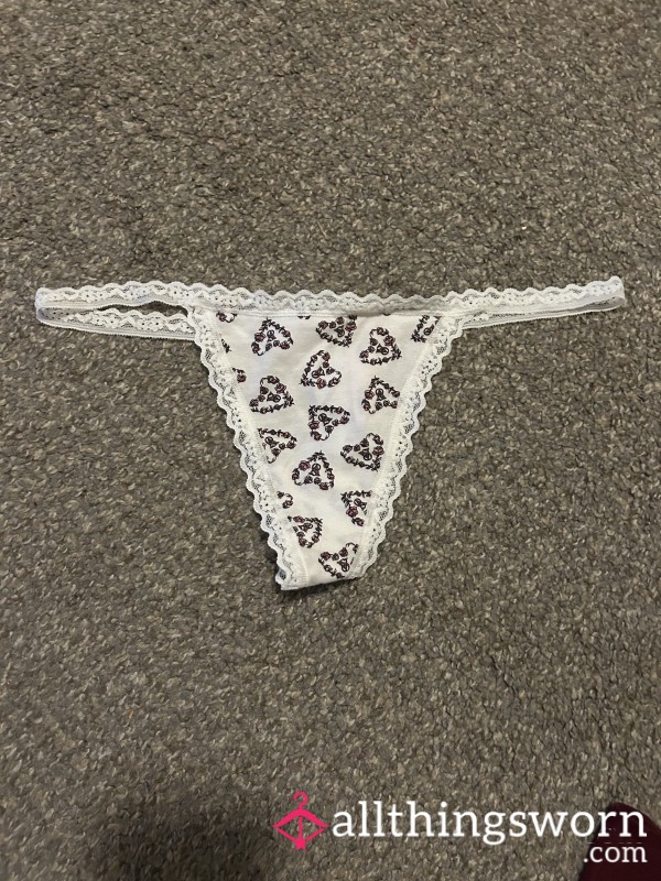 Lace White VS G-string 🤍