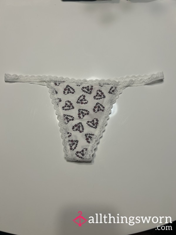 Lace White VS G-string 🤍