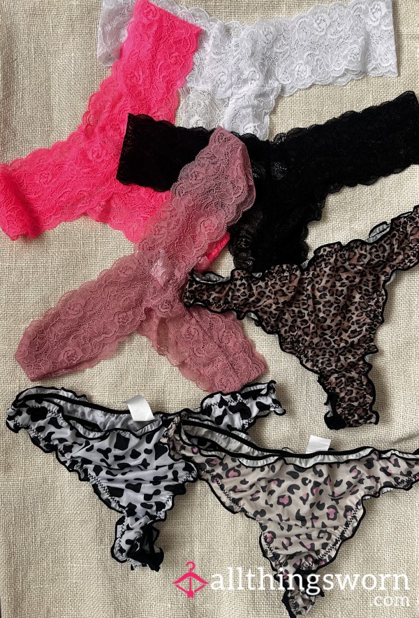 Lace & Wild – Worn Panty Bundle From My Secret Drawer