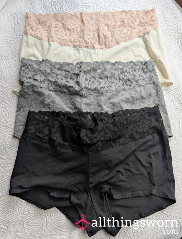 Laced Boy Shorts!