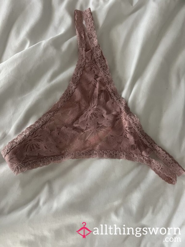 "Laced In Mauve" Thong