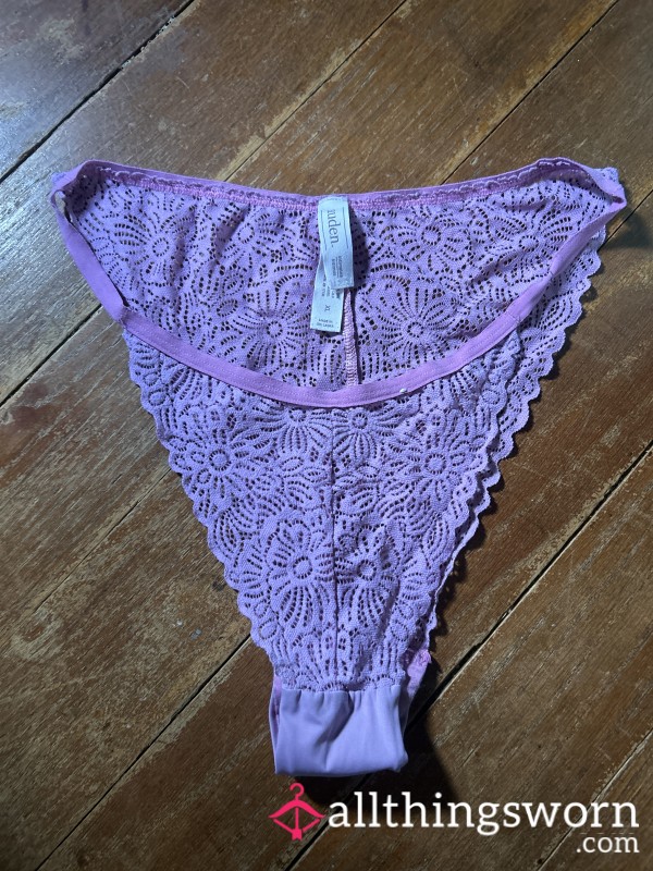 Laced Panties Just Worn For A Full Day. Ran Around Errands So You Know They Are Just Right 🥰🥰